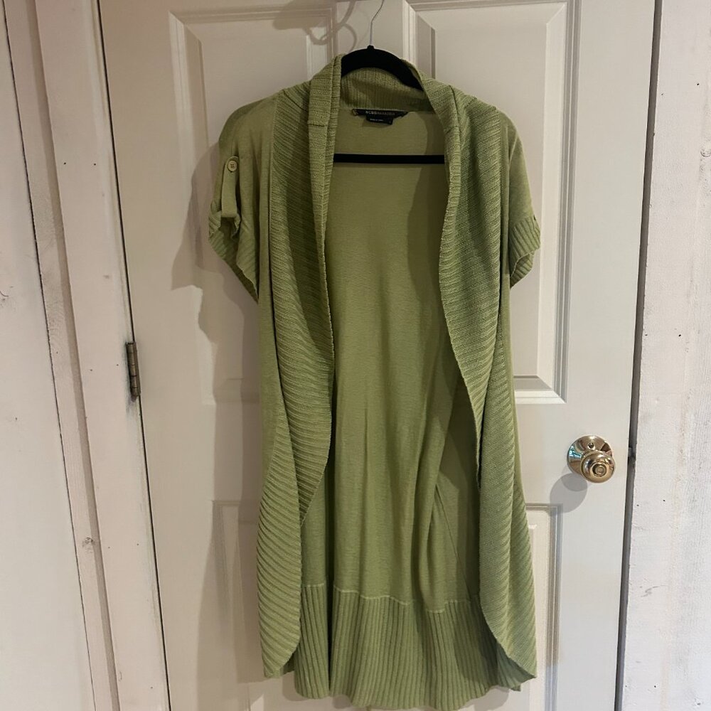 Green Overlay Sweater